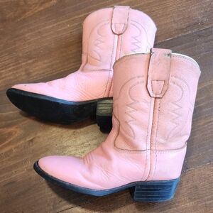 Pink toddler cowboy boots size 8